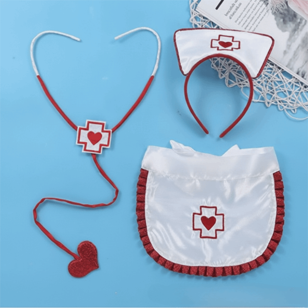 Women Accessories Store - 할로윈 간호사 의상 액세서리 러플 프린지