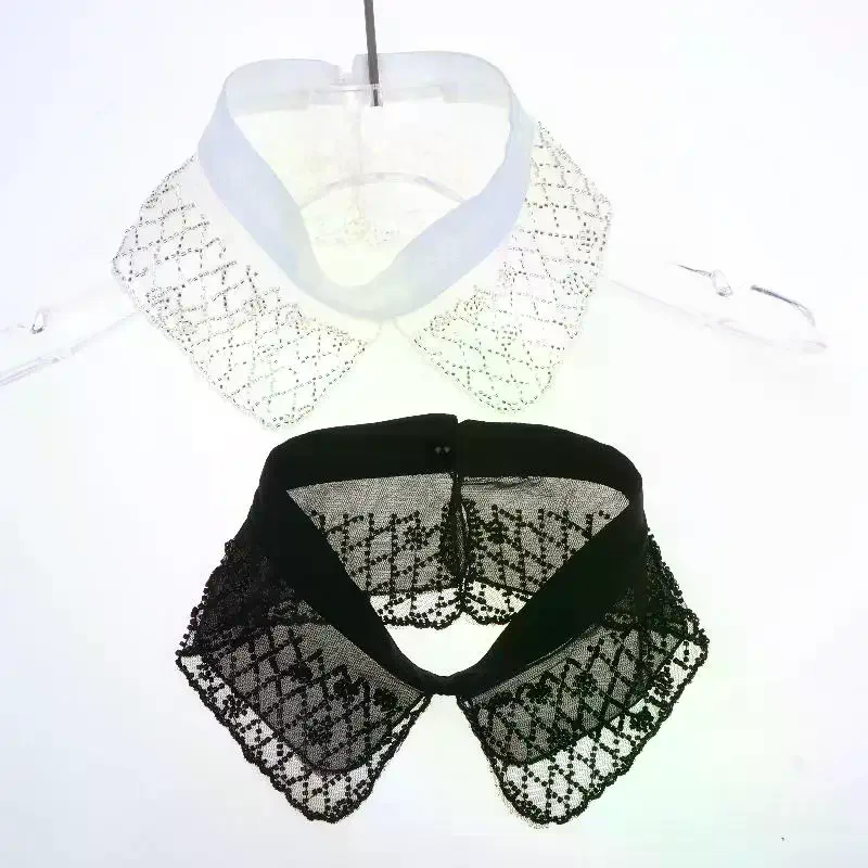 Women'S Accessories For Formal Wear - 여성용 하프 셔츠 탈부착 가능한 레이스