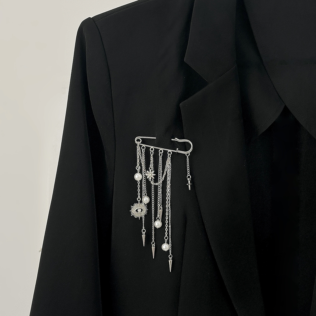Women'S Accessories For Formal Wear - 모조 진주 브로치 우아한 리벳 브로치