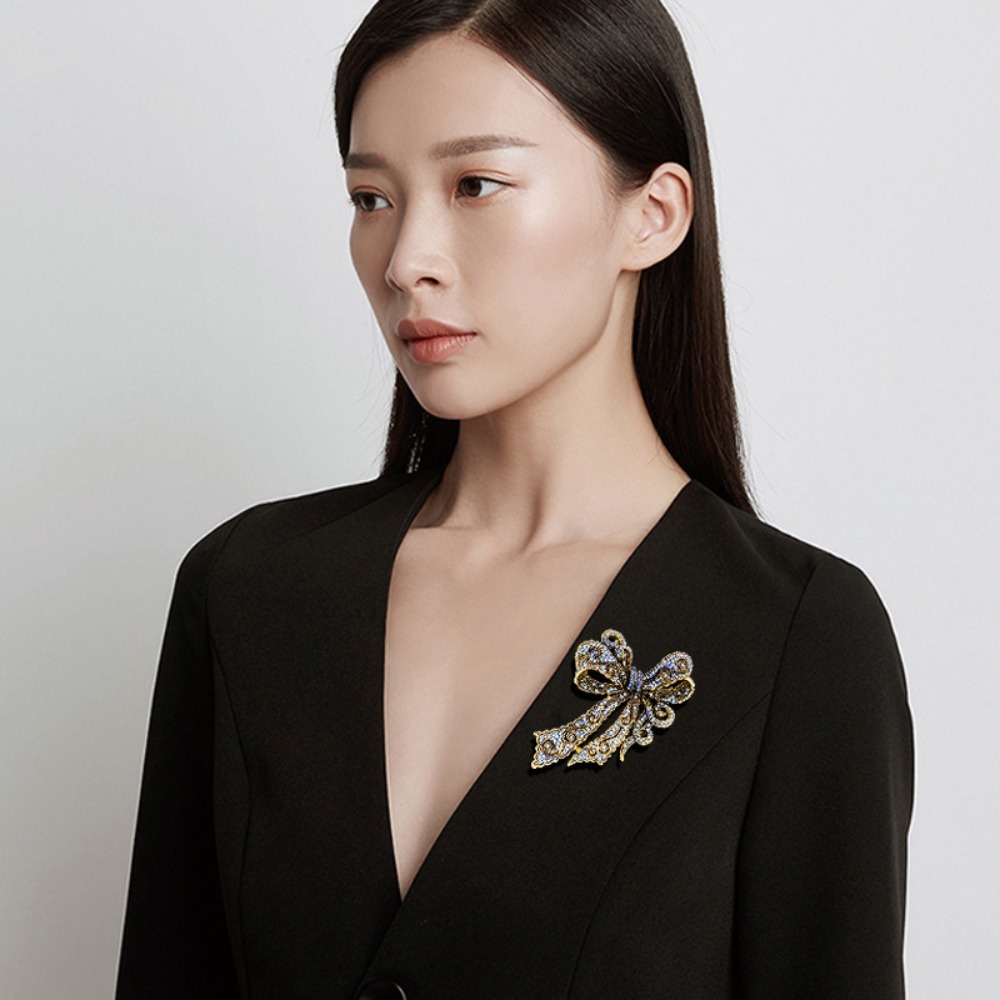 Women'S Accessories For Formal Wear - 빈티지 활 모양 브로치, 여성을 위한