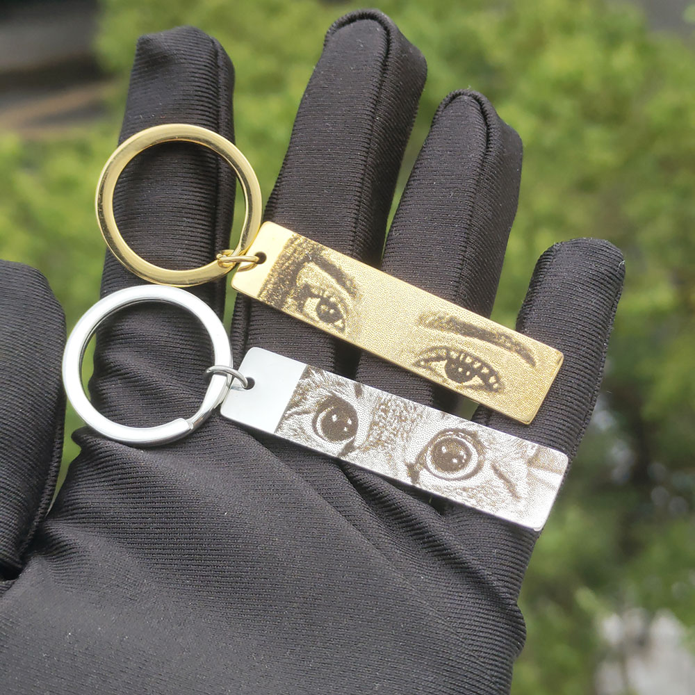 맞춤 사진 키체인 개인 맞춤 눈 사진 키링 가방 참 2 - Women Accessories Images 리뷰 및 가격