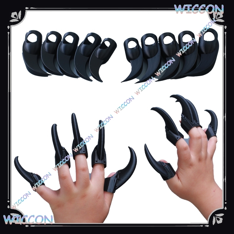 동물 의상 손톱 검은 짐승 발톱 장갑 모피 발 코스프레 - Women Accessories Kit 리뷰 및 가격