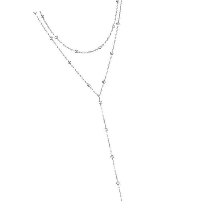 J78F 세련된 다중 가닥 체인 목걸이 섬세한 프린지  - Women'S Accessories For Formal Wear 리뷰 및 가격