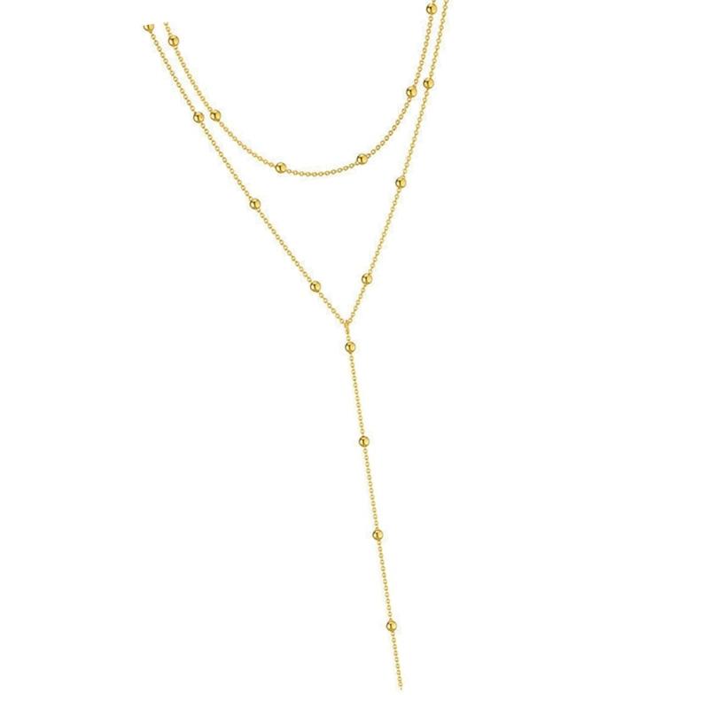 J78F 세련된 다중 가닥 체인 목걸이 섬세한 프린지  - Women'S Accessories For Formal Wear 리뷰 및 가격