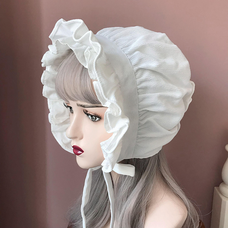 메이드 보닛 모자, 로리타 소녀 코스프레 의상 액세서리 - Women'S Victorian Era Accessories 리뷰 및 가격