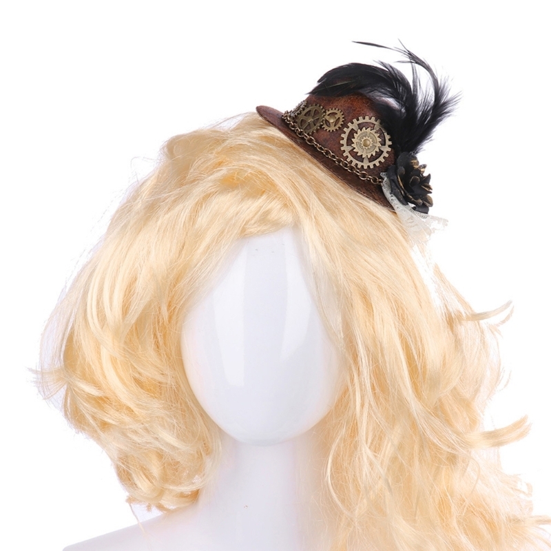 여성 할로윈 고딕 미니 탑 모자, 스팀펑크 기어, 체인 - Women'S Victorian Era Accessories 리뷰 및 가격