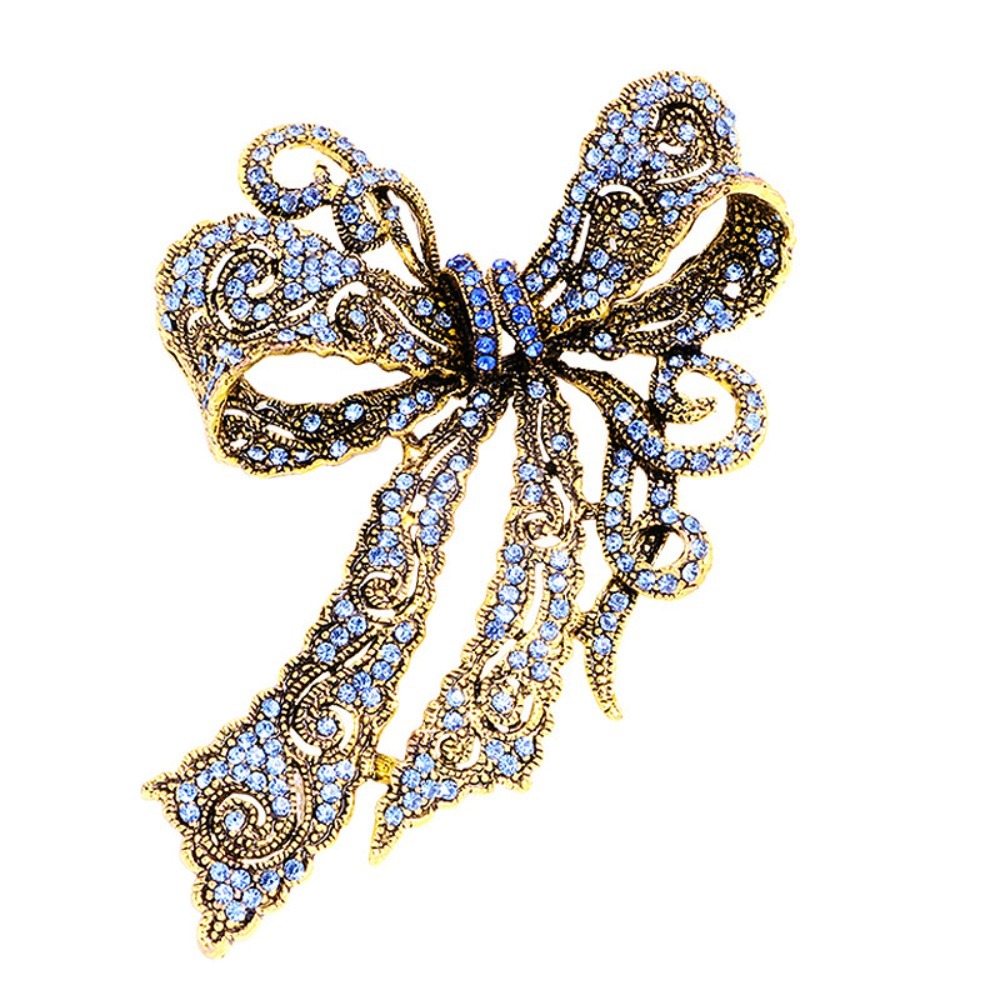 빈티지 활 모양 브로치, 여성을 위한 우아한 라인스톤  - Women'S Accessories For Formal Wear 리뷰 및 가격