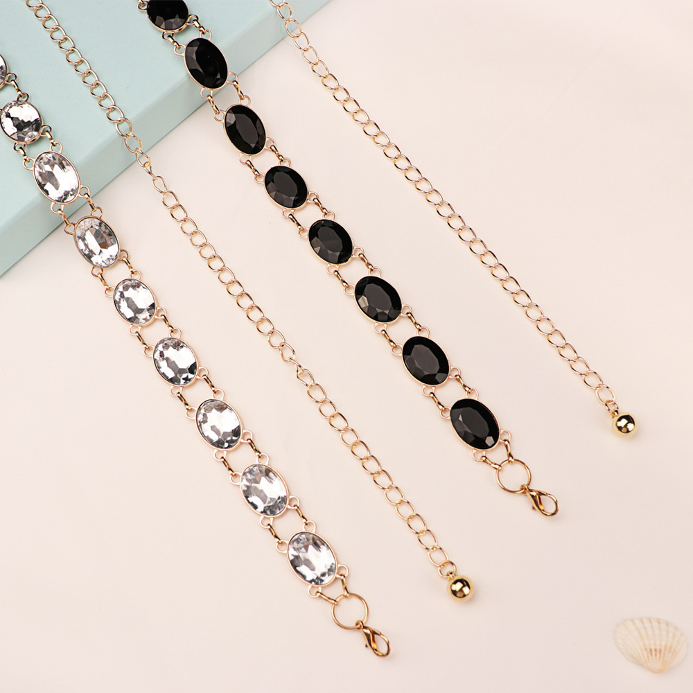 세련된 라인스톤 허리 체인 여성용 골드 메탈 벨트 드레 - Women'S Accessories For Formal Wear 리뷰 및 가격