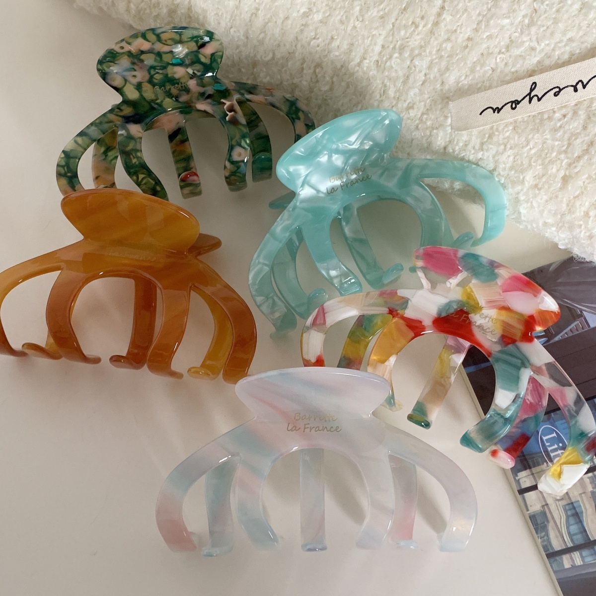 10CM 한국산 아세테이트 드래곤 본 샤크 헤어 클립  - Women'S Korean Accessories 리뷰 및 가격