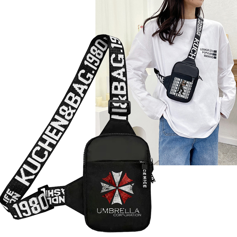 레지던트 이블 스포츠 가슴 가방 남성용 소형 휴대폰 애 - Women Accessories Pouch 리뷰 및 가격