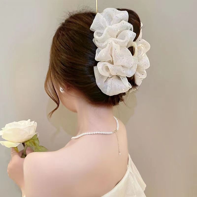 1/2개 우아한 메쉬 라인스톤 헤어 클립 여성용 한국  - Women'S Korean Accessories 리뷰 및 가격