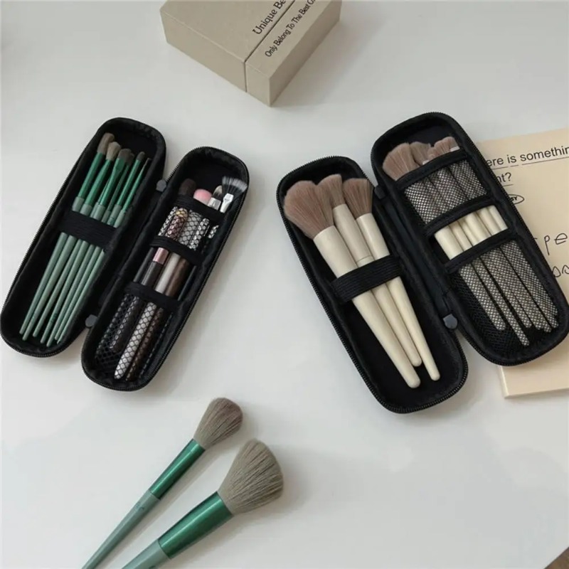 1pc 블랙 화장품 가방 방수 더블 지퍼 메이크업 브러 - Women Accessories Pouch 리뷰 및 가격