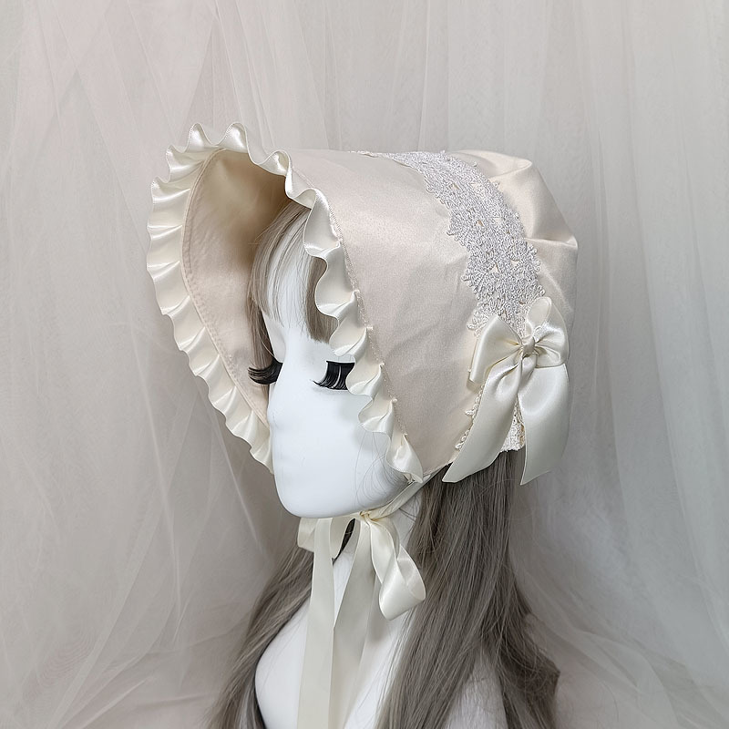 빈티지 빅토리아 Multilaye 레이스 보닛 모자 고 - Women'S Victorian Era Accessories 리뷰 및 가격